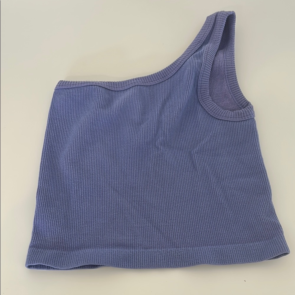 Together Lavender Ribbed Top - Picture 3 of 3